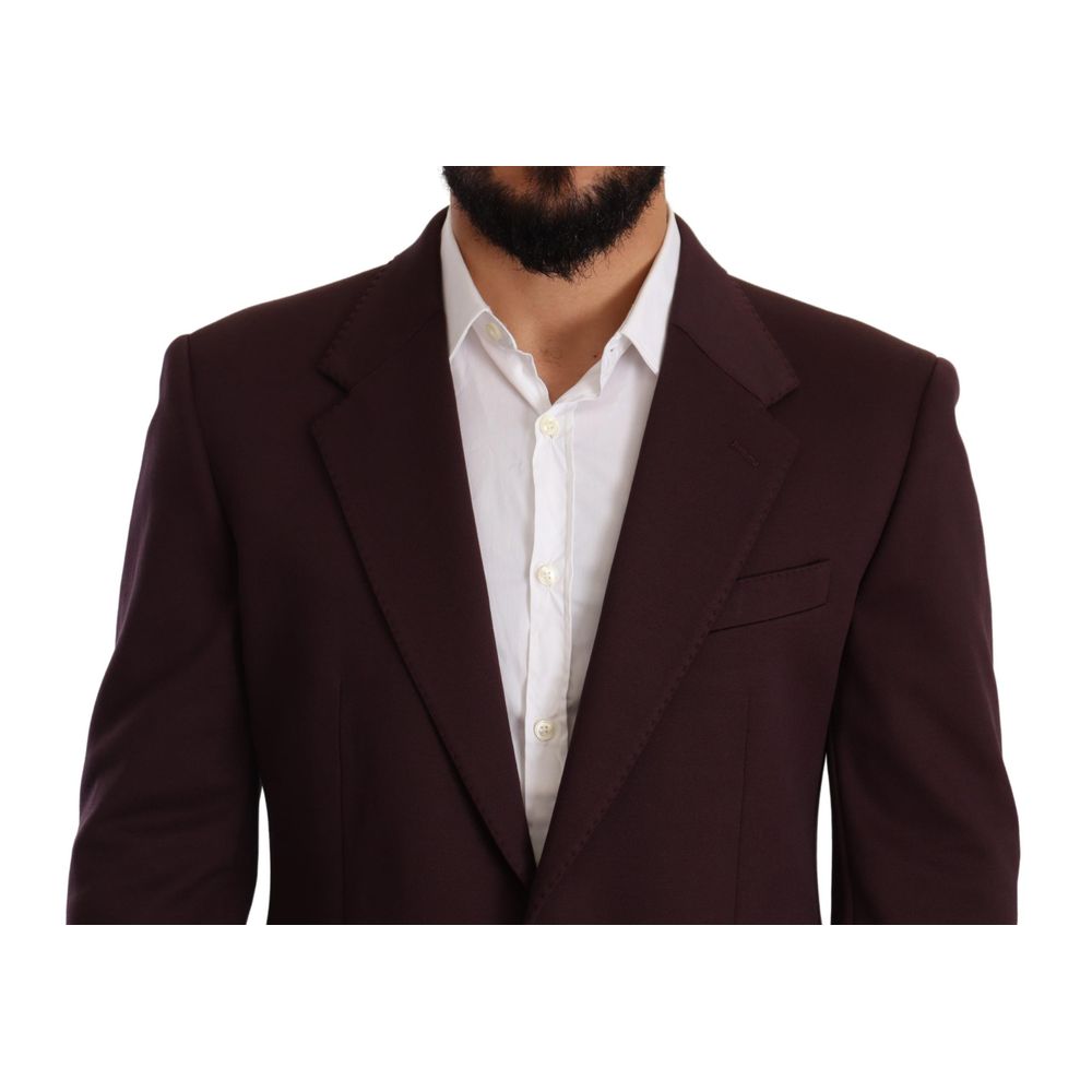 Lilafarbener Baumwollblazer von Dolce & Gabbana
