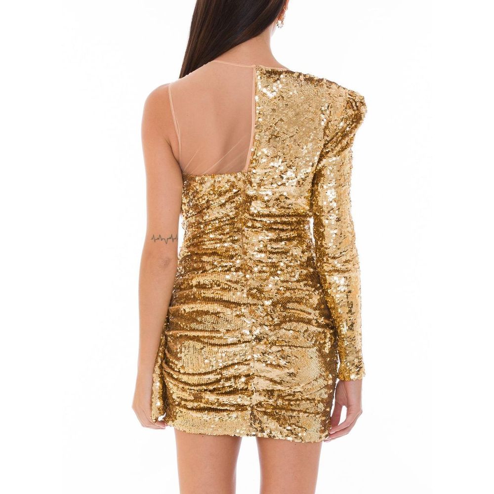 Rochie Elisabetta Franchi din poliamidă galbenă