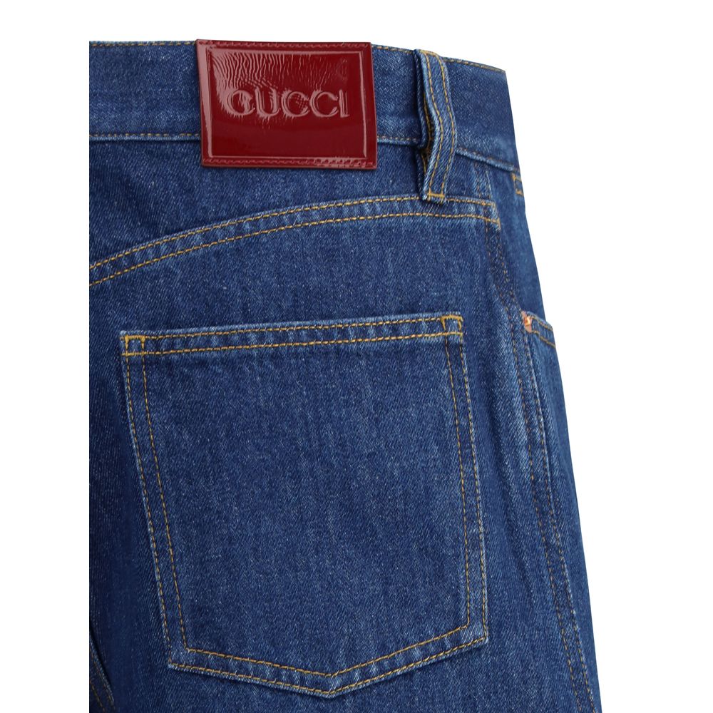 Blugi cu picior lat Gucci