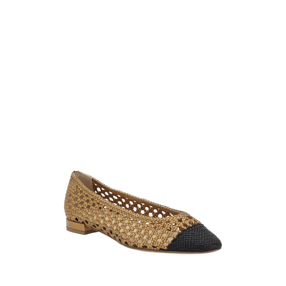 Francesco Russo Gewebte Ballerinas