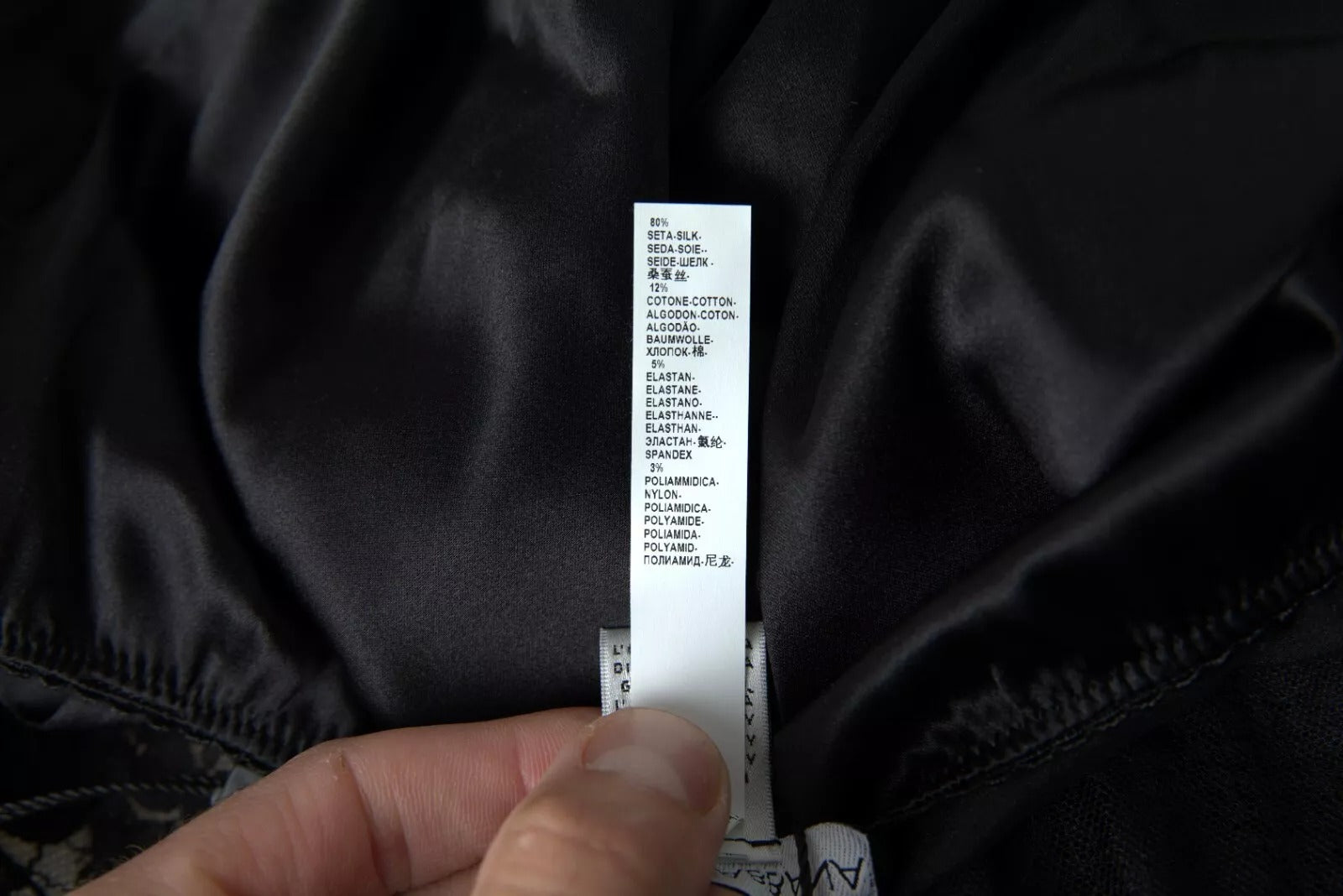 Dolce & Gabbana – Sinnliches Camisole-Oberteil aus schwarzer Seide