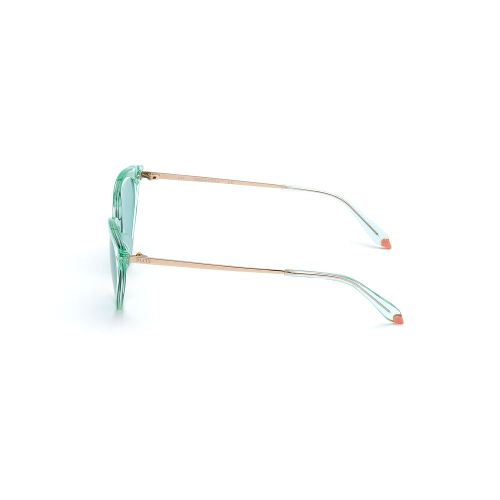 Emilio Pucci – Braune Sonnenbrille aus Kalbshaar