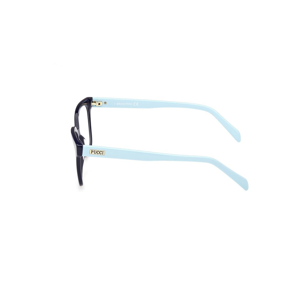 Emilio Pucci Blaue Acetatrahmen