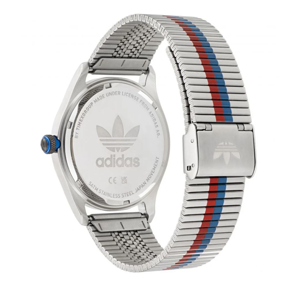 Ceas Adidas gri din oțel inoxidabil