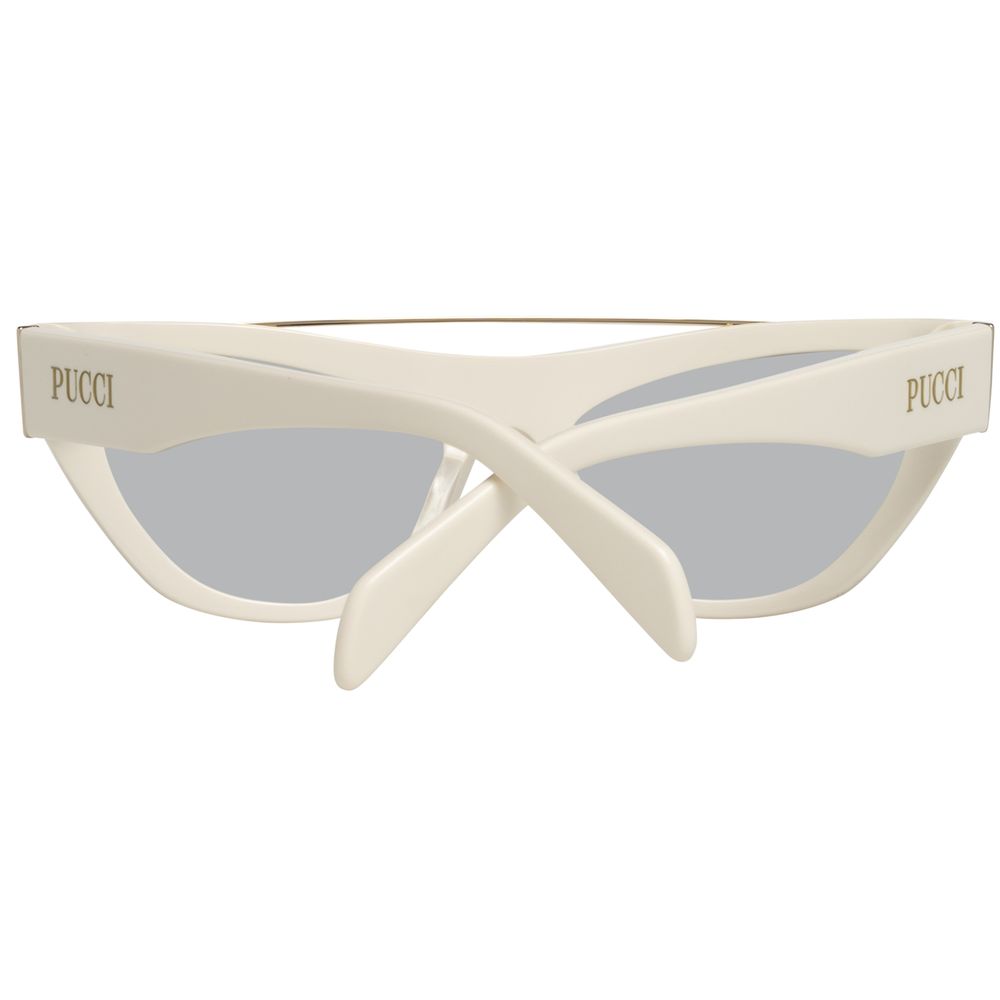 Emilio Pucci Sonnenbrille aus weißem Metall
