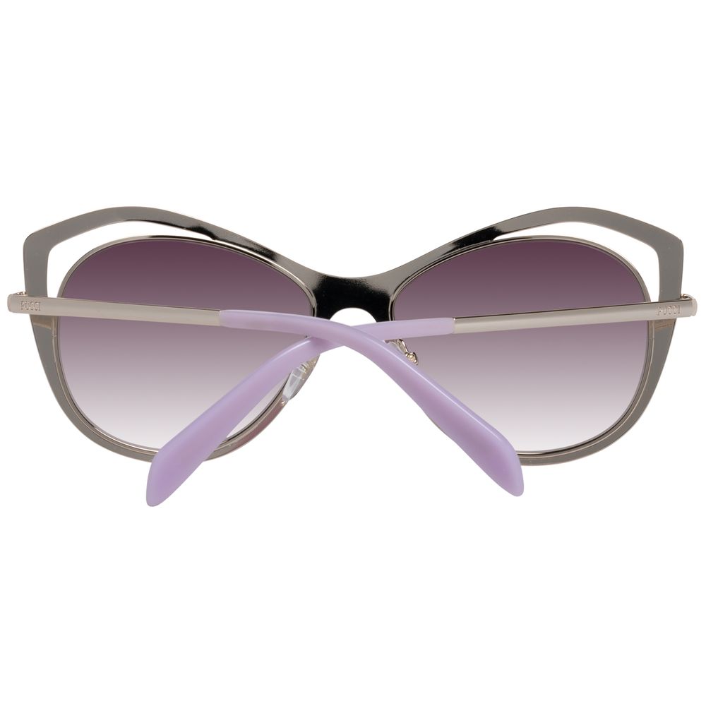 Rote Metallsonnenbrille von Emilio Pucci