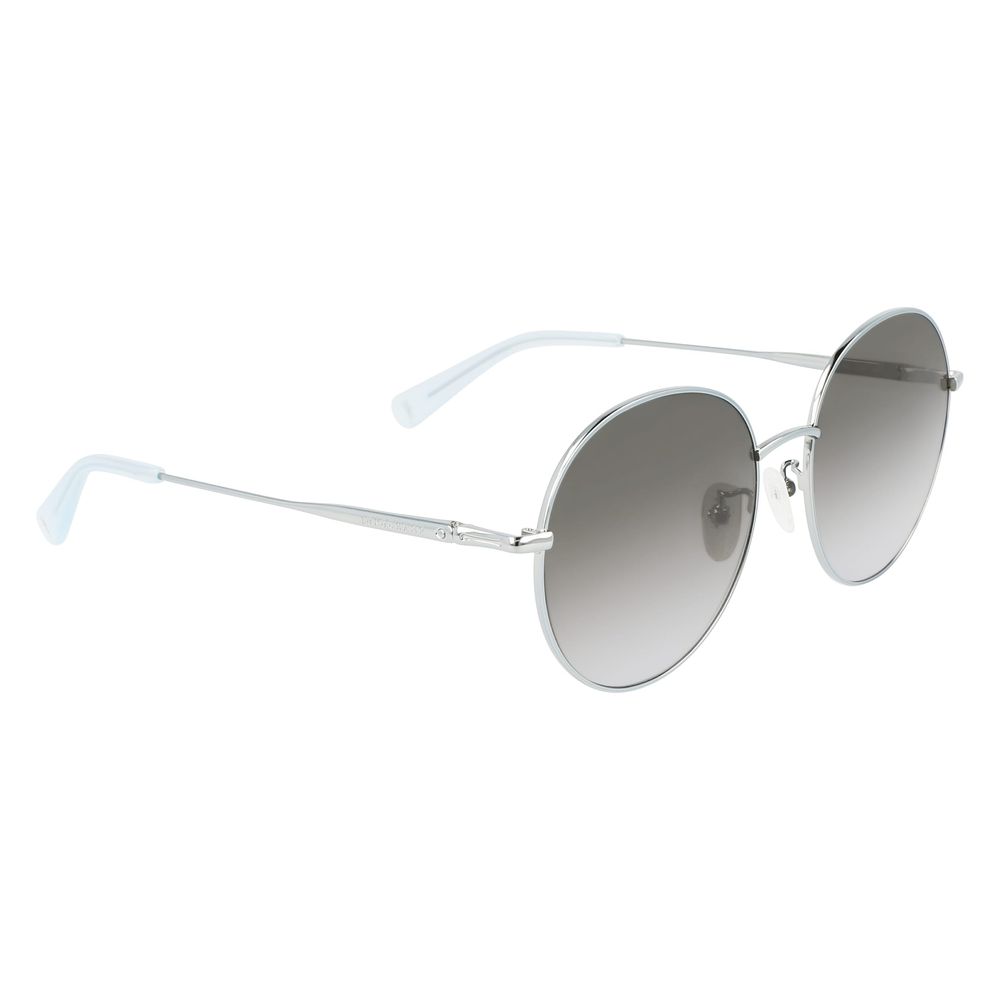Ochelari de soare Longchamp albaștri din metal