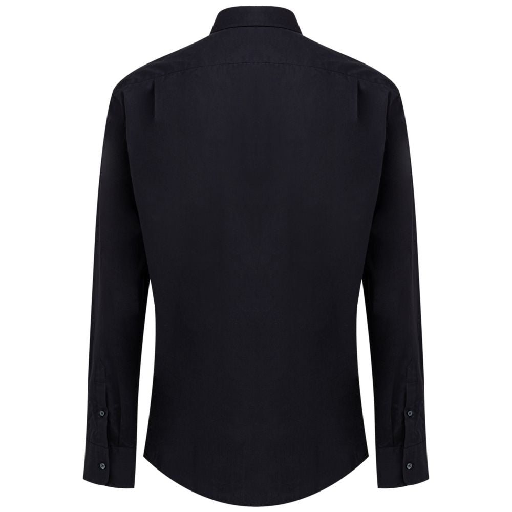 Marineblaues Baumwollhemd von Dolce & Gabbana