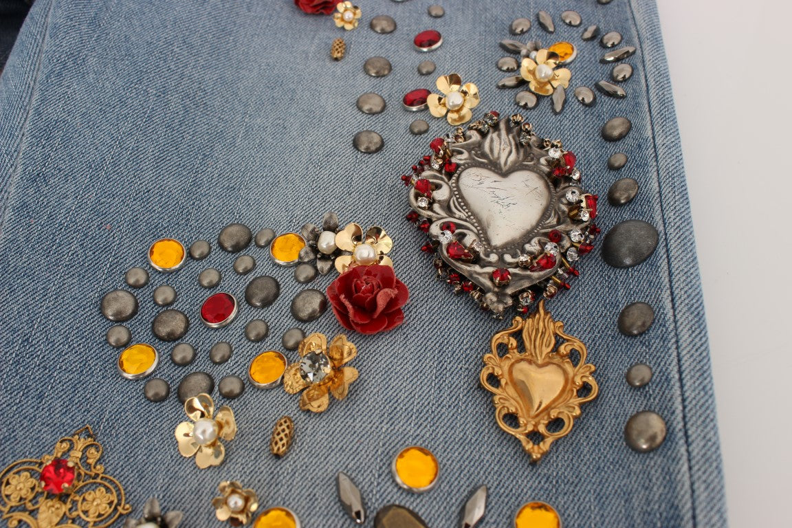 Dolce & Gabbana – Enchanted Sicily – Boyfriendjeans mit Kristallherz