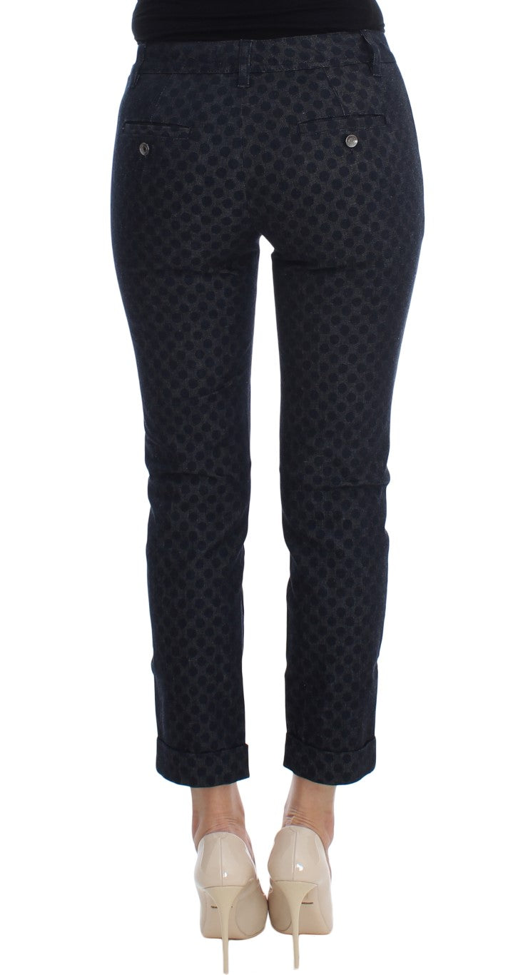 Dolce & Gabbana Schicke Caprijeans mit Punkten