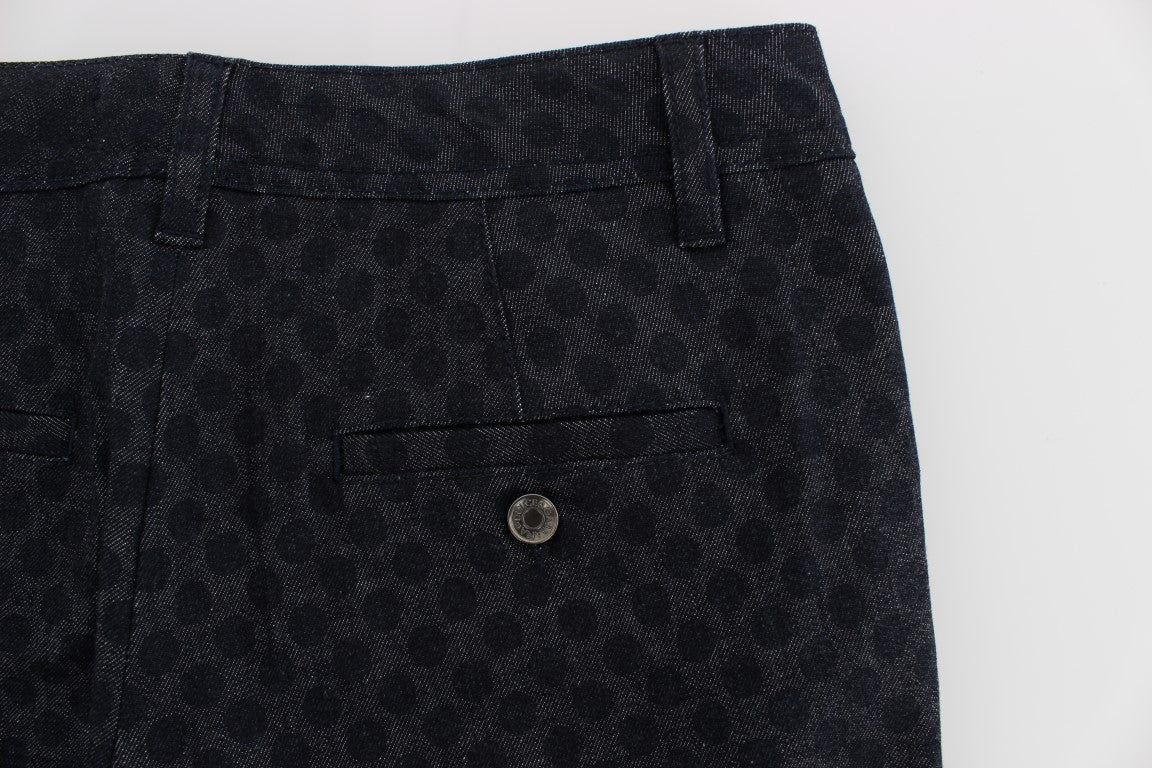 Dolce & Gabbana Schicke Caprijeans mit Punkten