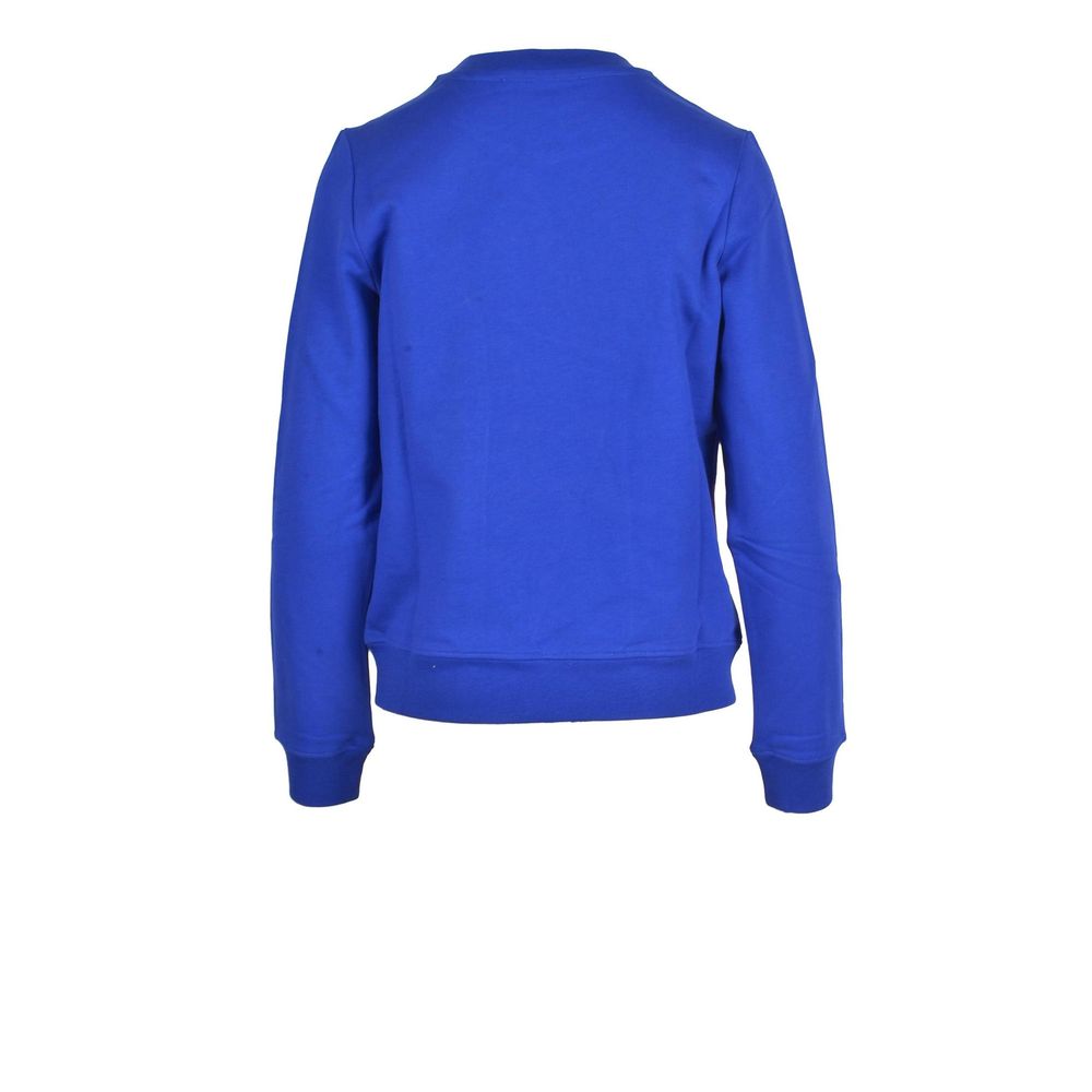 Blauer Baumwollpullover von Love Moschino