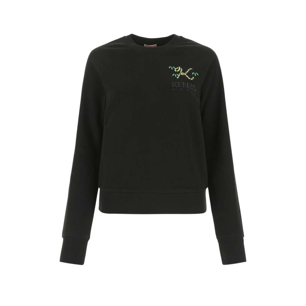 Kenzo Schwarzer Baumwollpullover