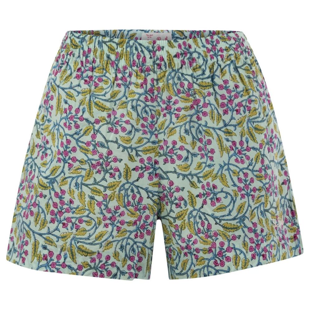 Pantaloni scurți verzi din bumbac MC2 Saint Barth