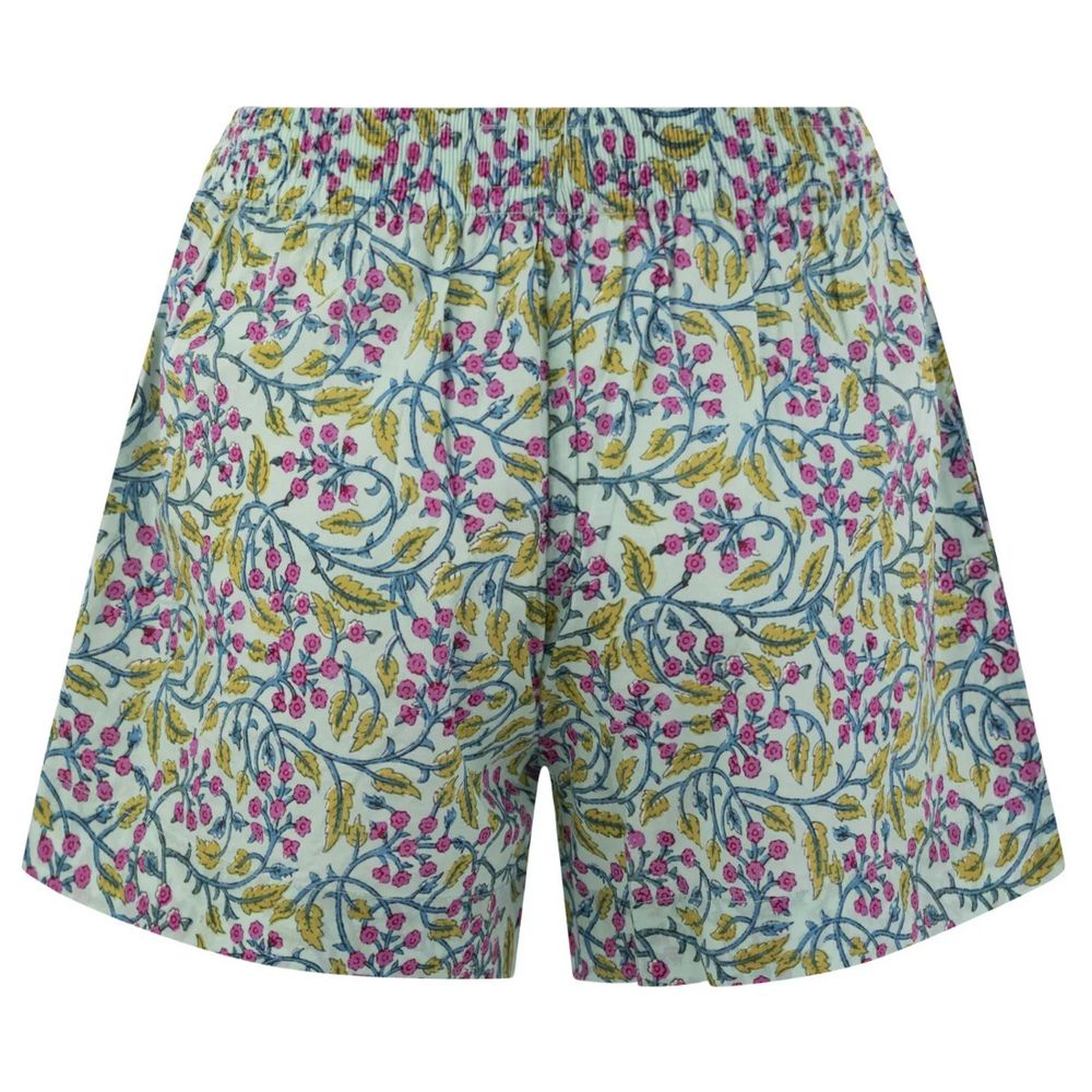 Pantaloni scurți verzi din bumbac MC2 Saint Barth