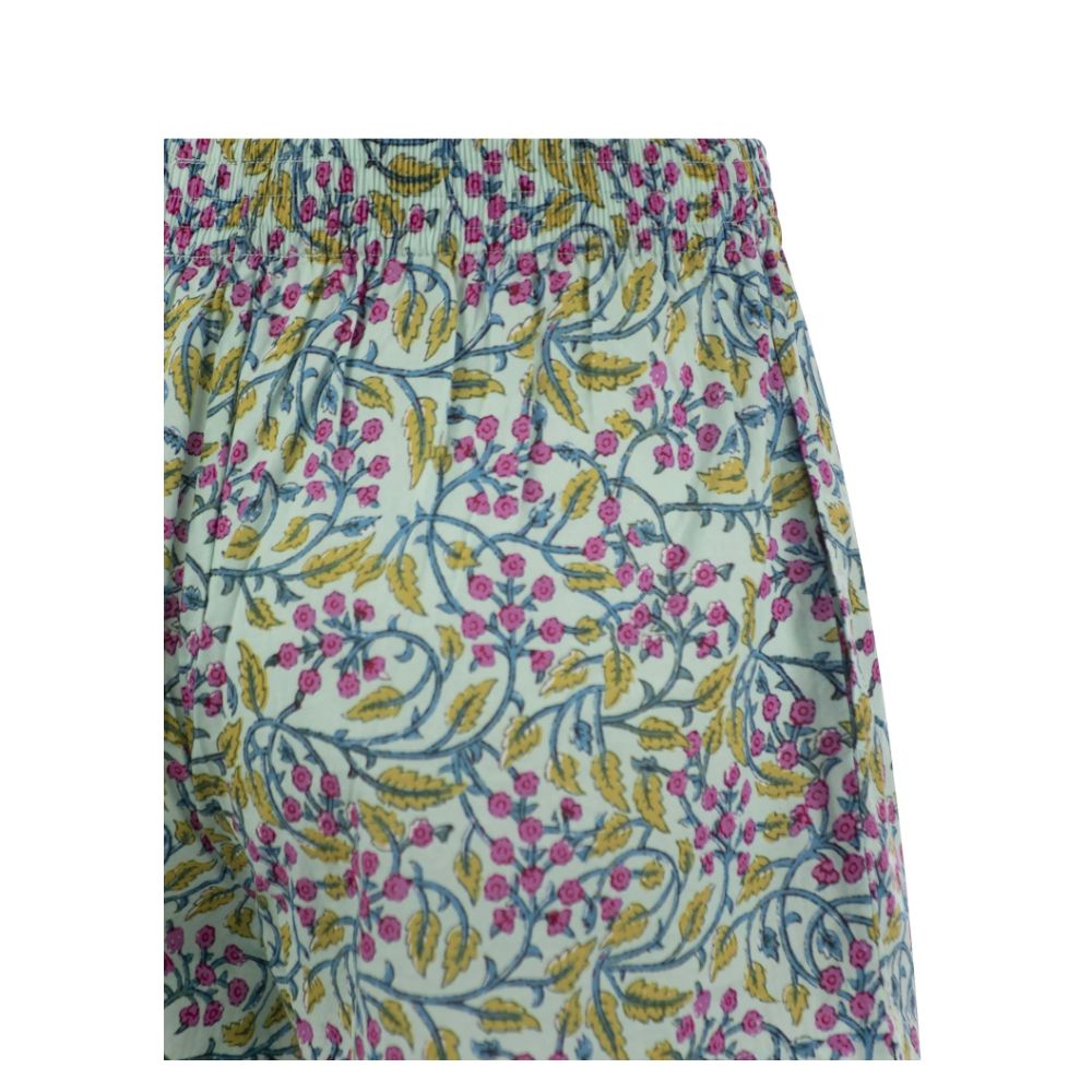 Pantaloni scurți verzi din bumbac MC2 Saint Barth