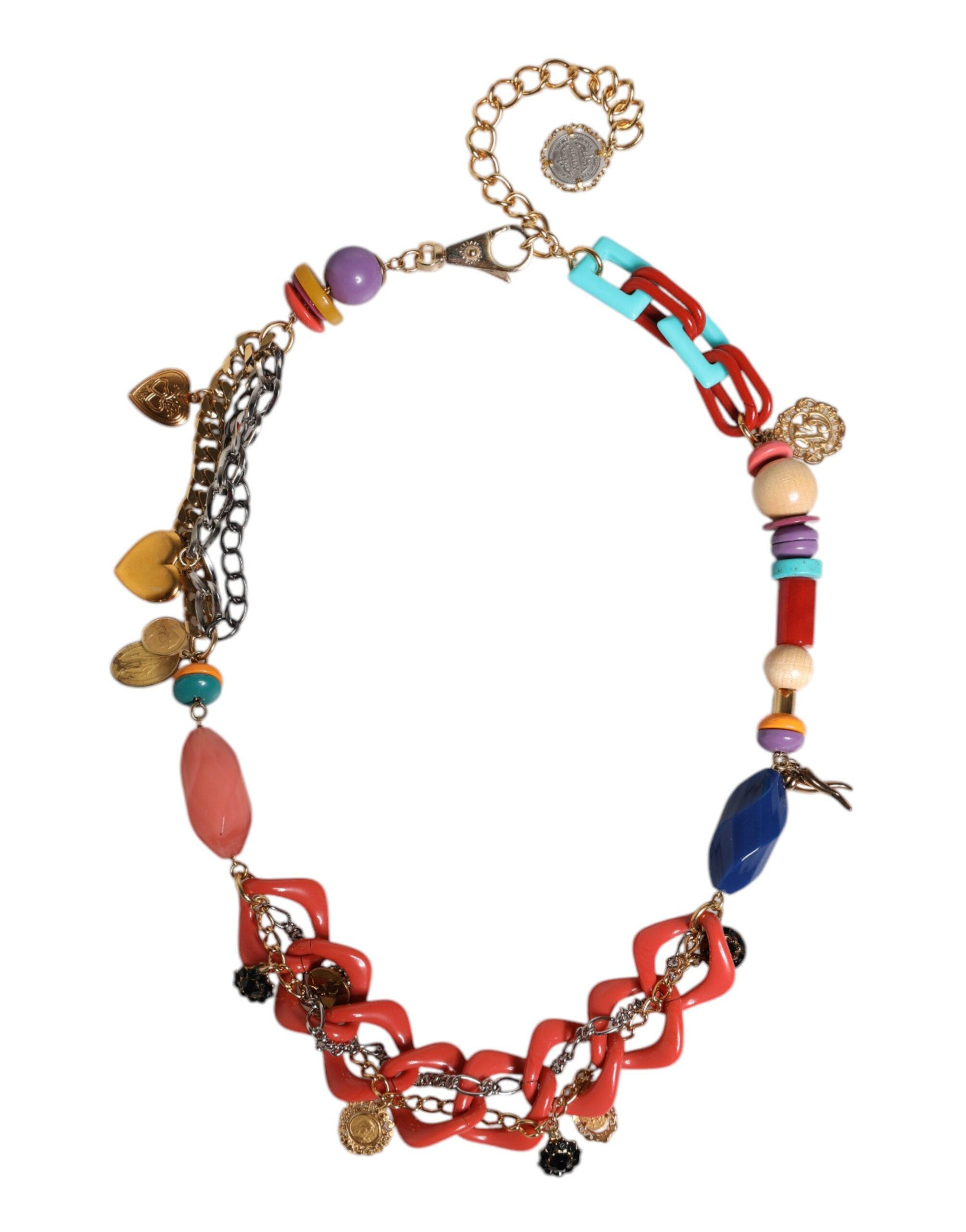 Curea Dolce & Gabbana cu lanț decorativ multicolor