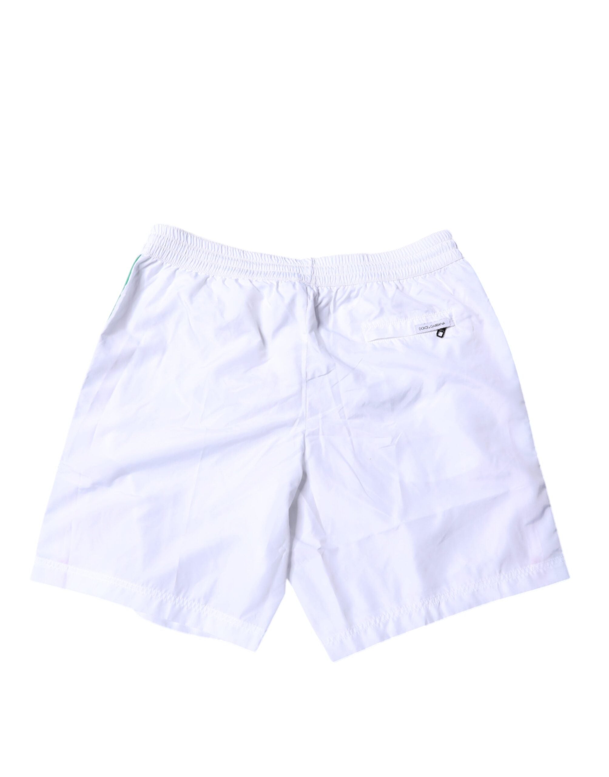 Dolce & Gabbana – Strandshorts mit weißen Streifen, 2-teilige Bademode