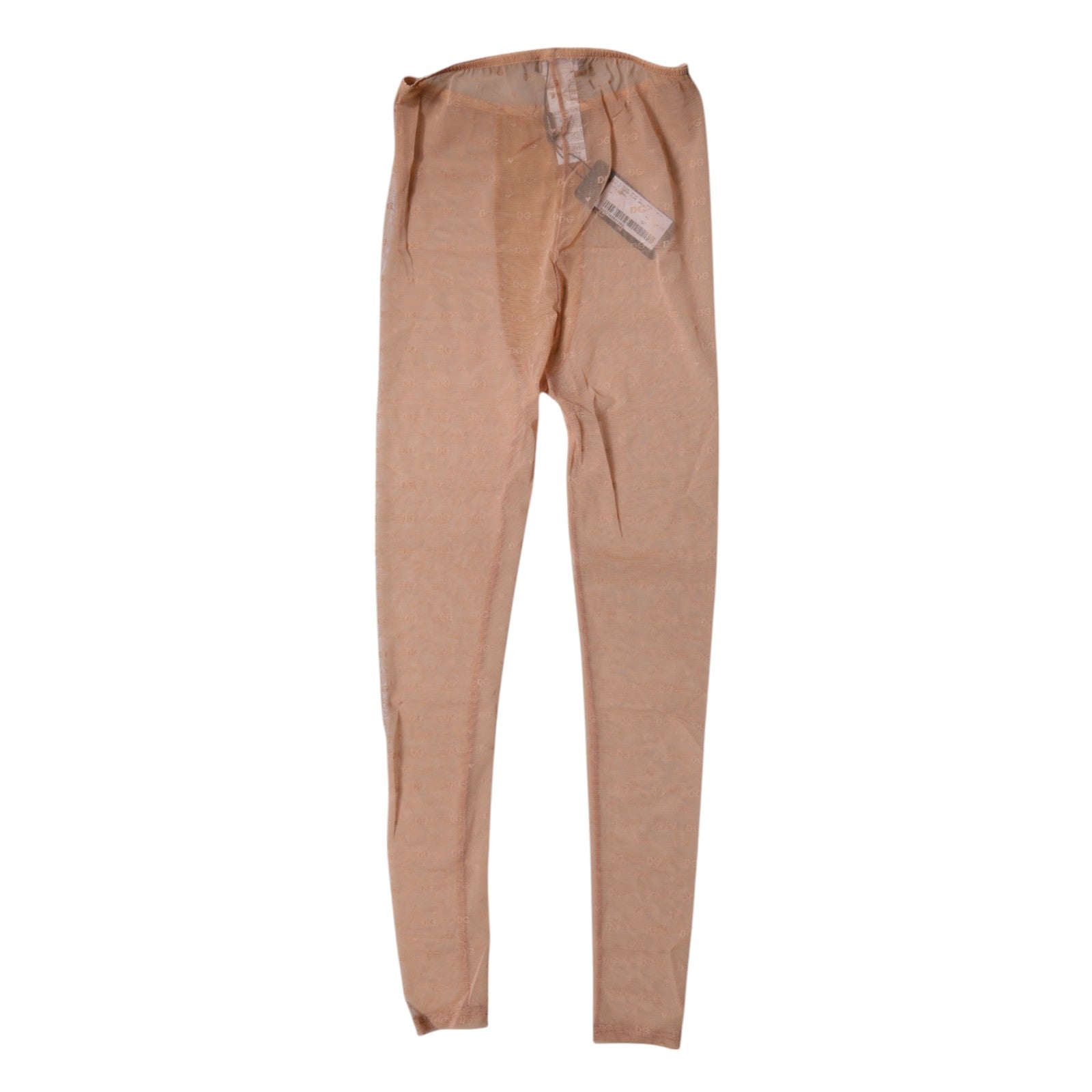 Dolce & Gabbana Nude Beige Logo Spitzen Dessous Höschen Unterwäsche