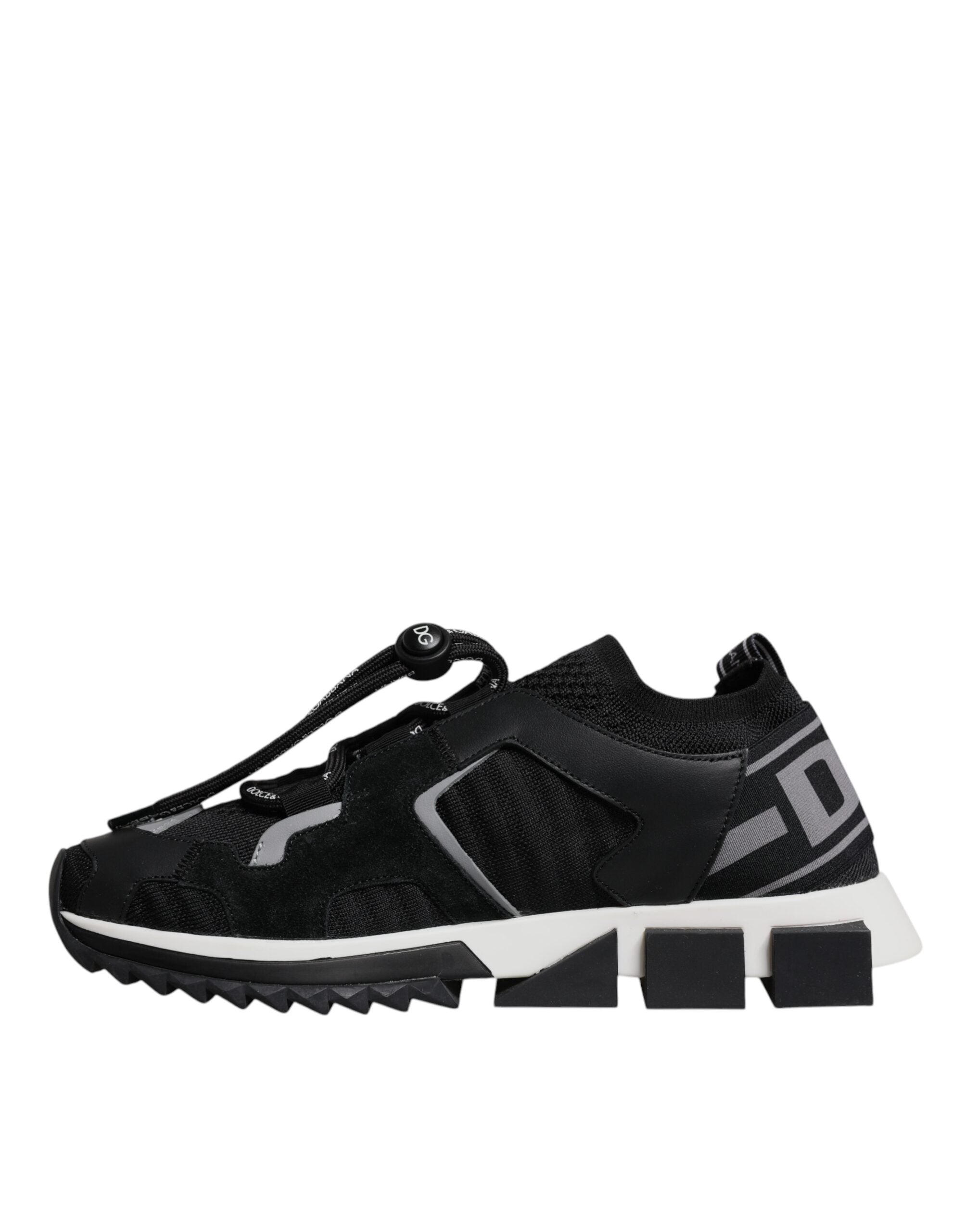 Dolce & Gabbana Sorrento Trekking-Sneakers aus schwarzem Mesh