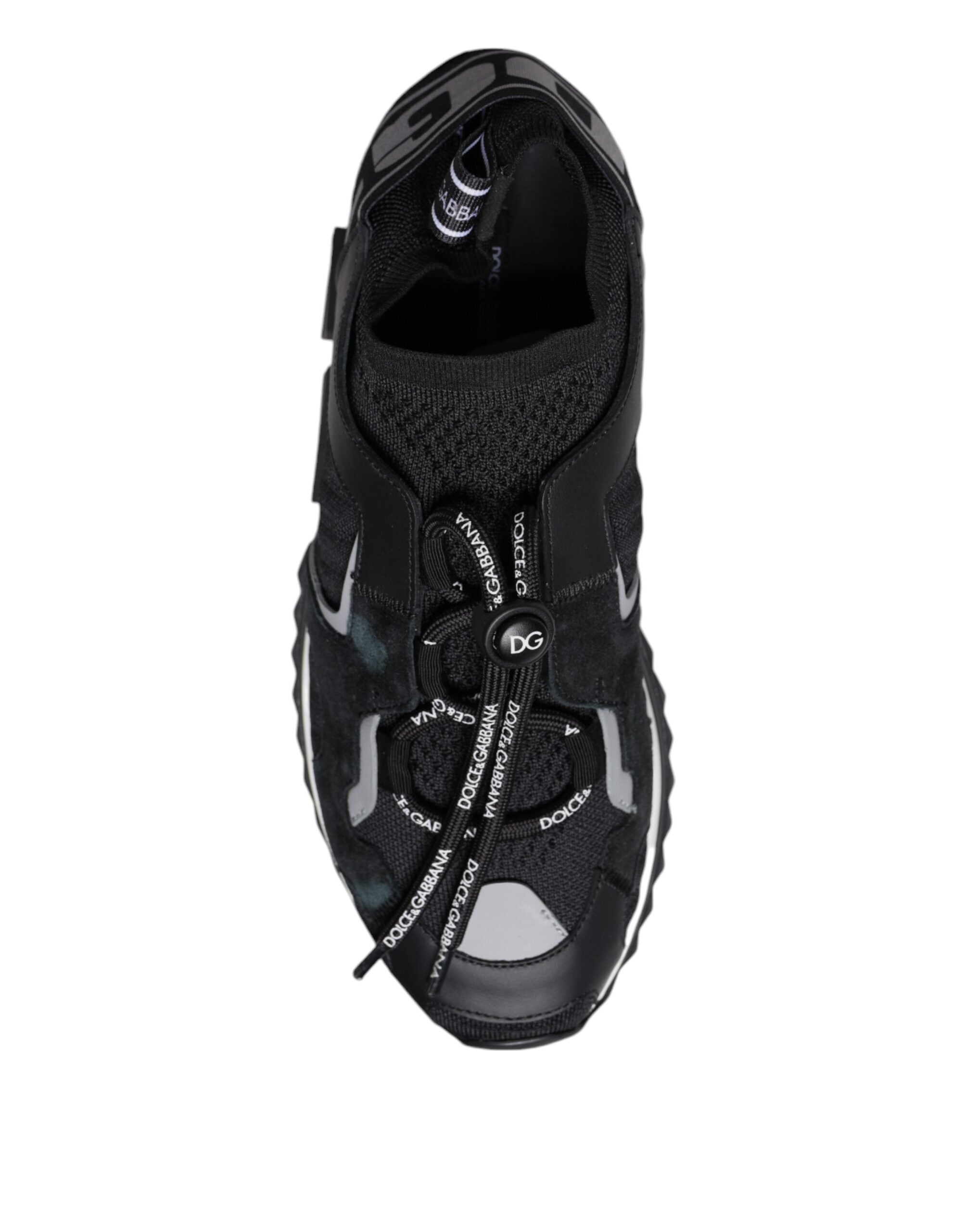 Dolce & Gabbana Sorrento Trekking-Sneakers aus schwarzem Mesh
