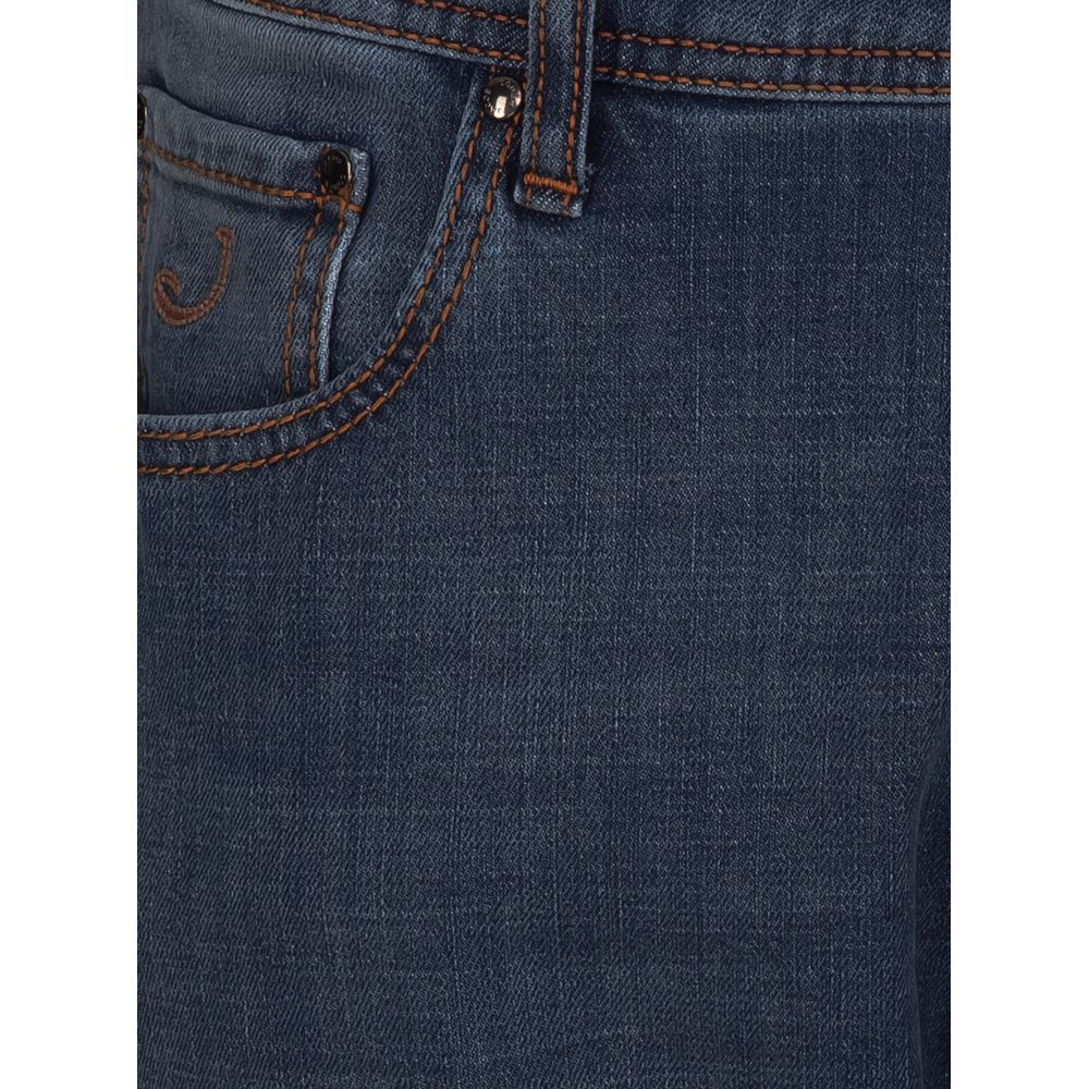 Jacob Cohen Jeans und Hose aus blauer Baumwolle