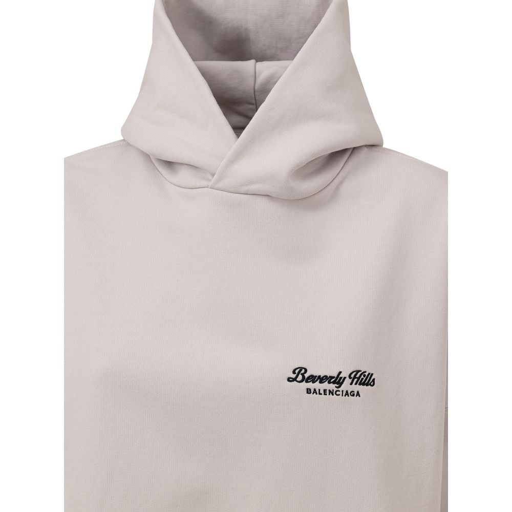Pulover Balenciaga Gri din Bumbac