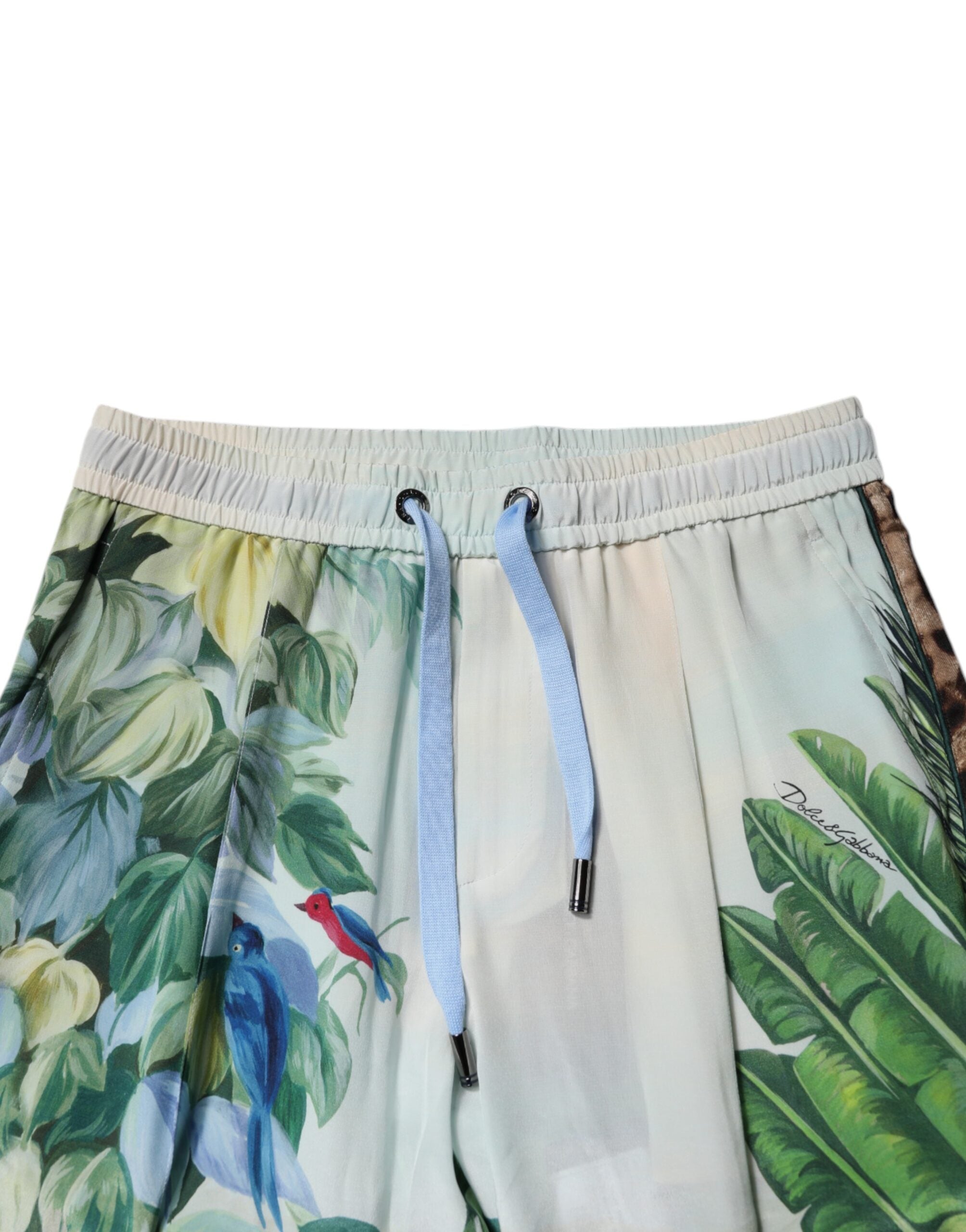 Dolce & Gabbana – Mehrfarbige Jogginghose mit tropischem Muster