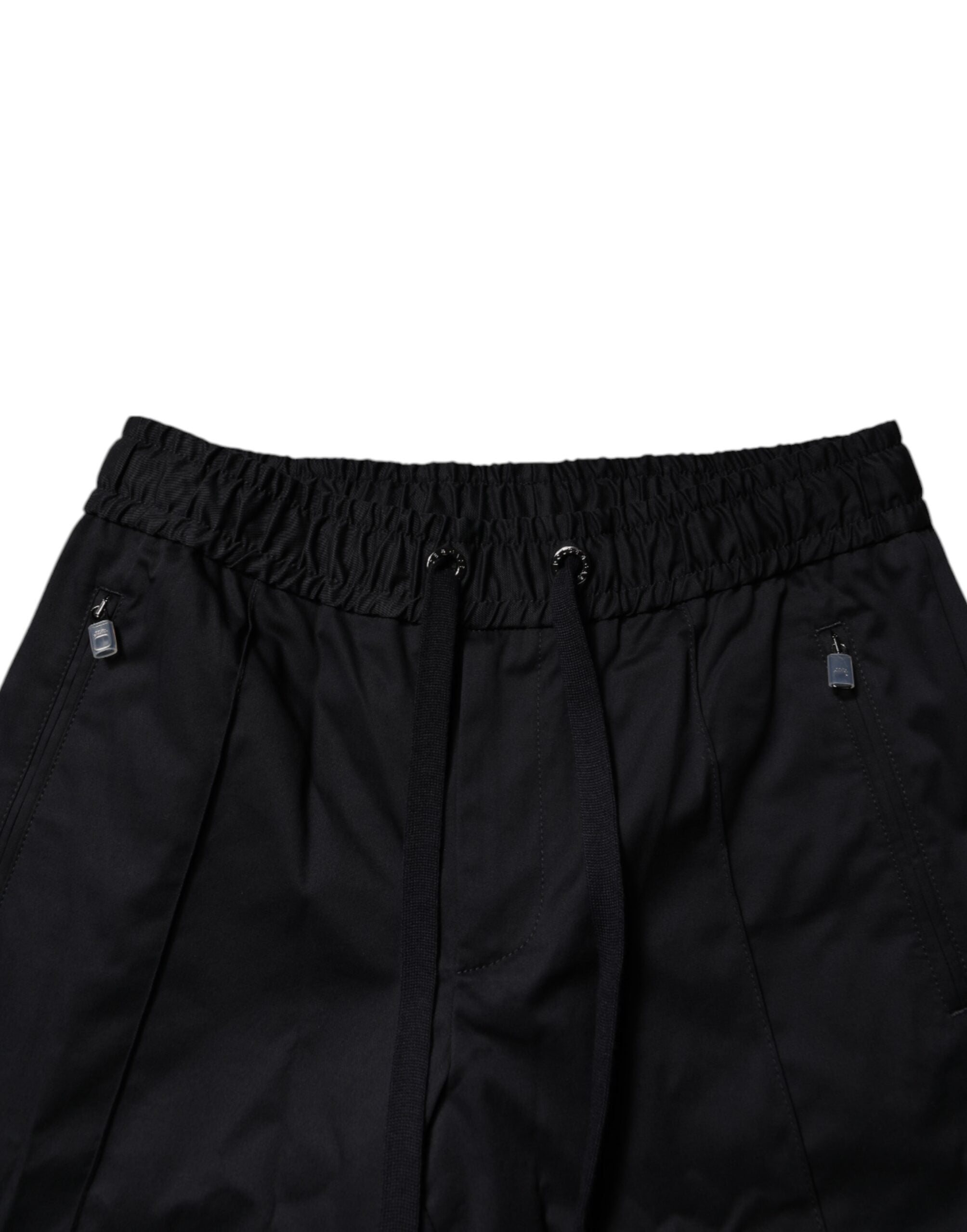 Dolce & Gabbana Dunkelblaue Jogginghose aus Baumwolle für Herren