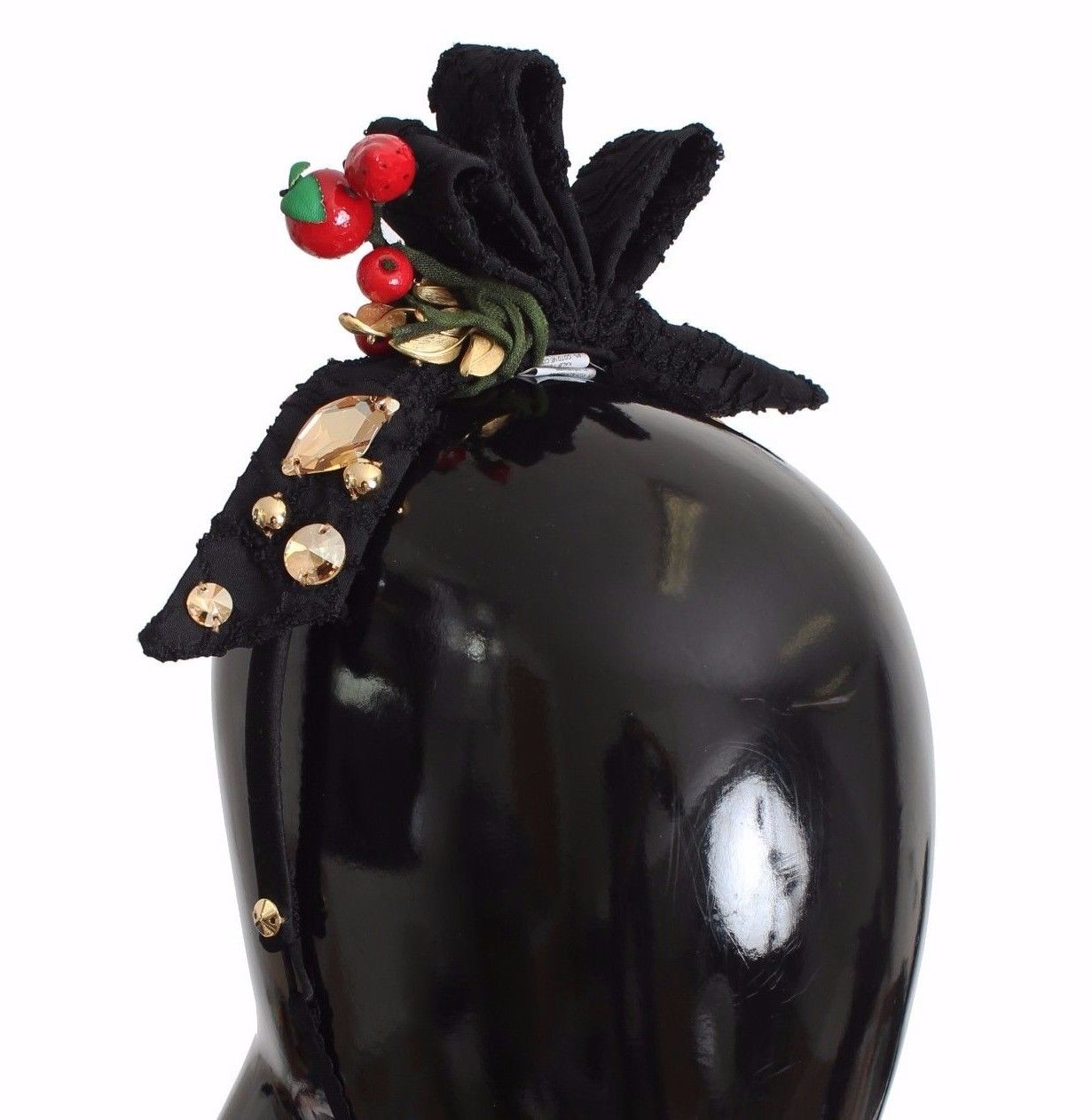 Dolce & Gabbana – Exquisites Haarband mit Kristallbeer-Diadem