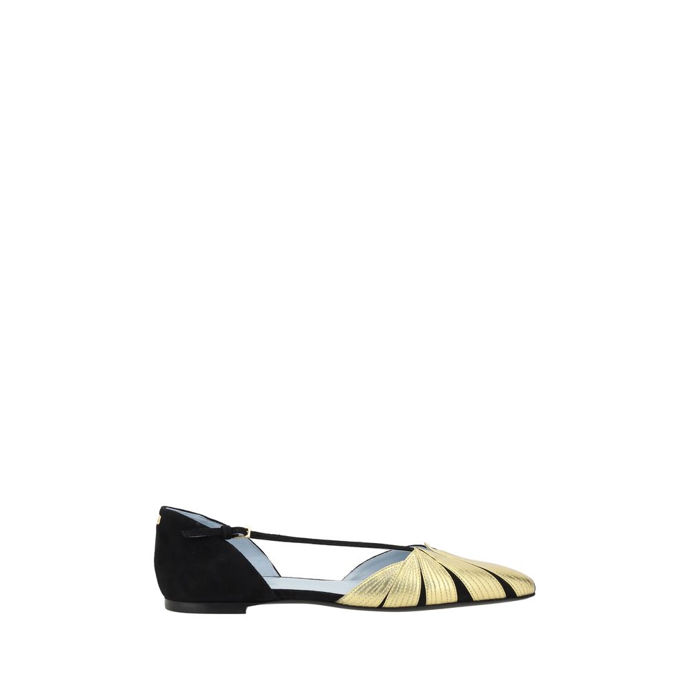 Valentino Garavani Ballerinas mit Blätterdetail