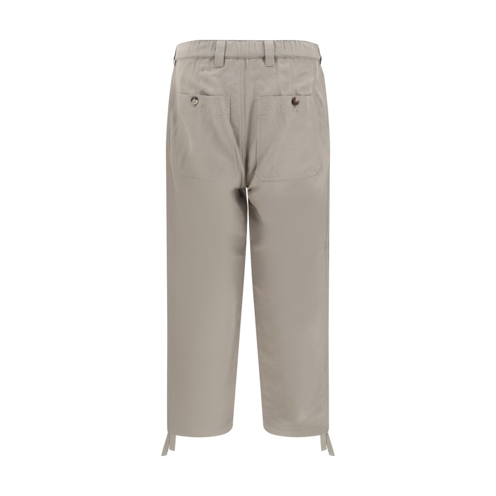 Pantaloni din in Brunello Cucinelli
