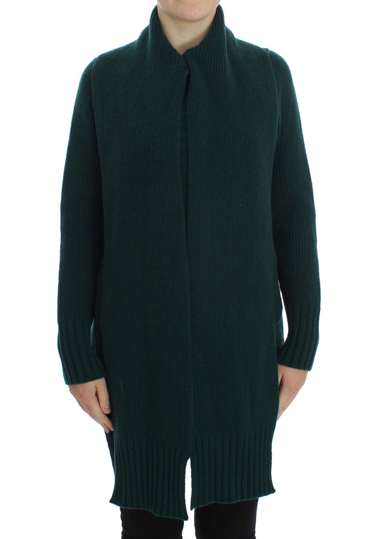 Dolce & Gabbana Eleganter grüner Kaschmir-Cardigan