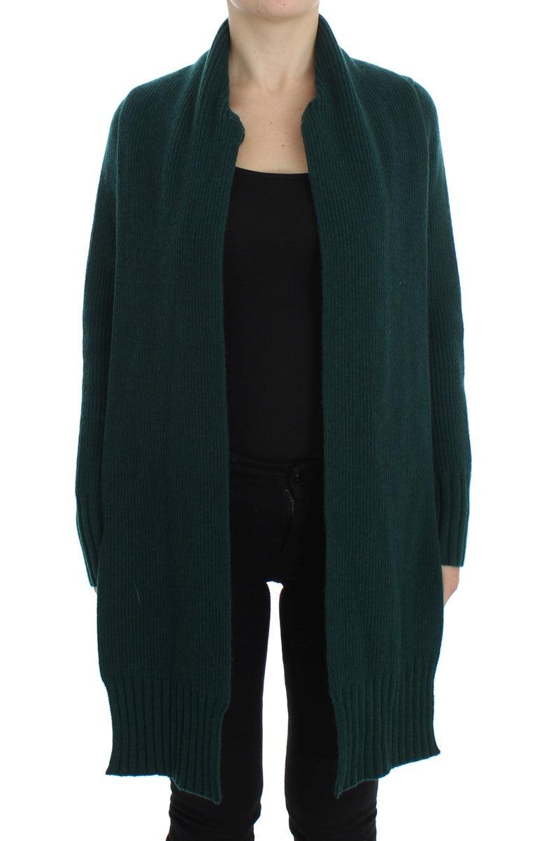 Dolce & Gabbana Eleganter grüner Kaschmir-Cardigan