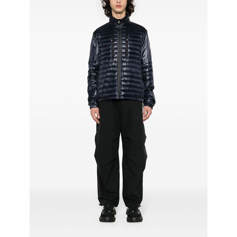 Moncler Blaue Polyamidjacke