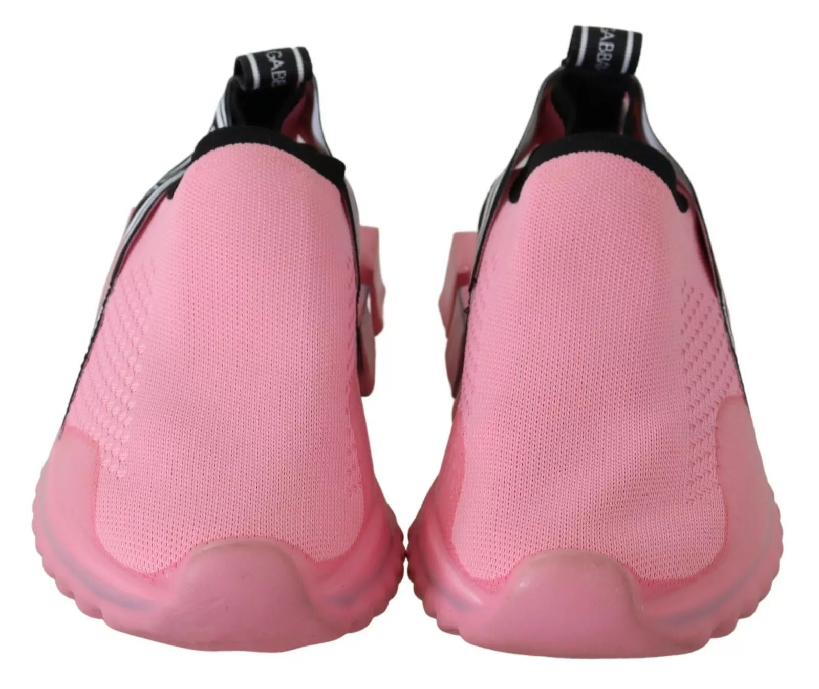 Dolce & Gabbana Pink Low Top Sorrento Sneakers Slip-On Casual Schuhe