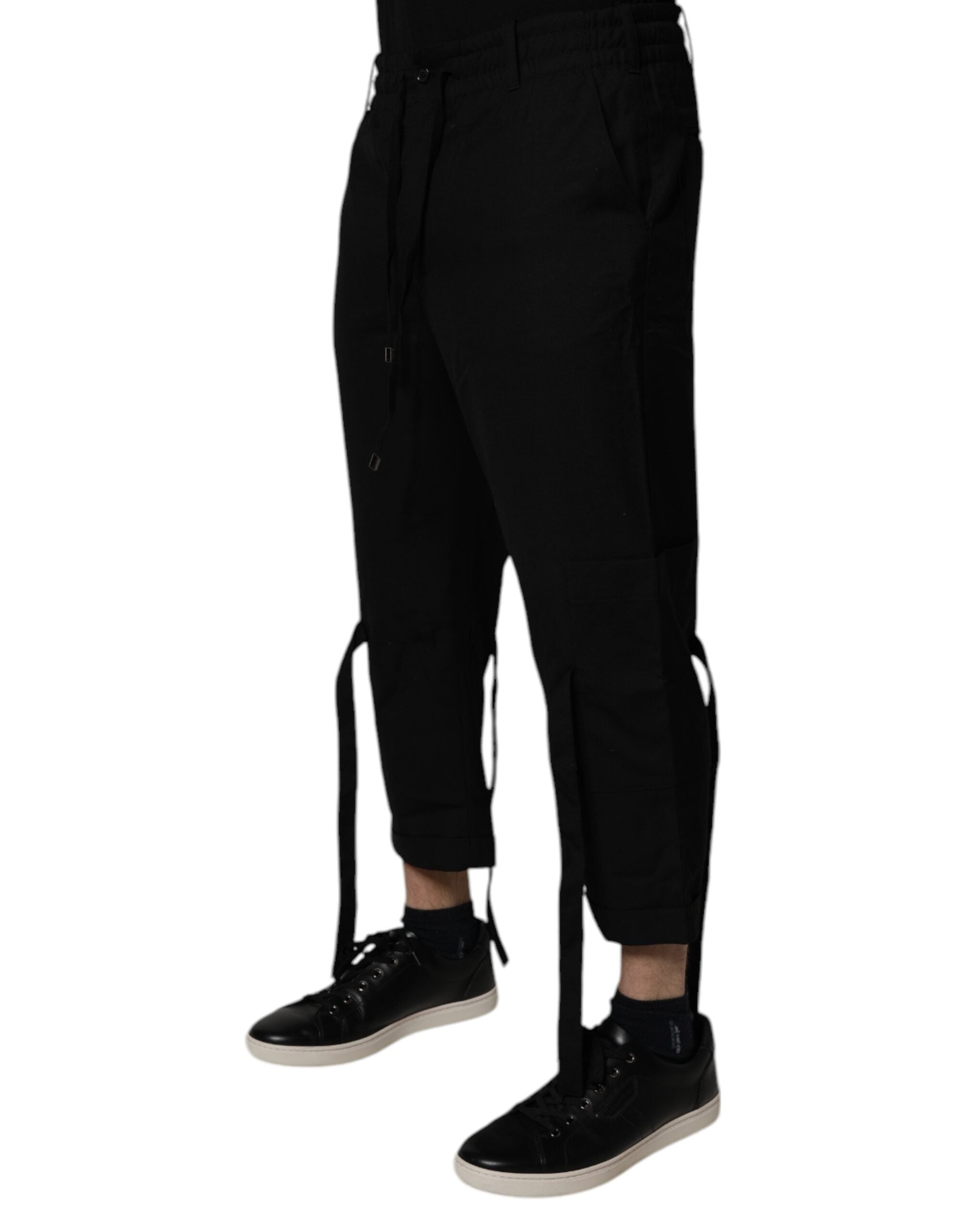 Dolce & Gabbana Schwarze Polyester-Kurze Hose für Herren