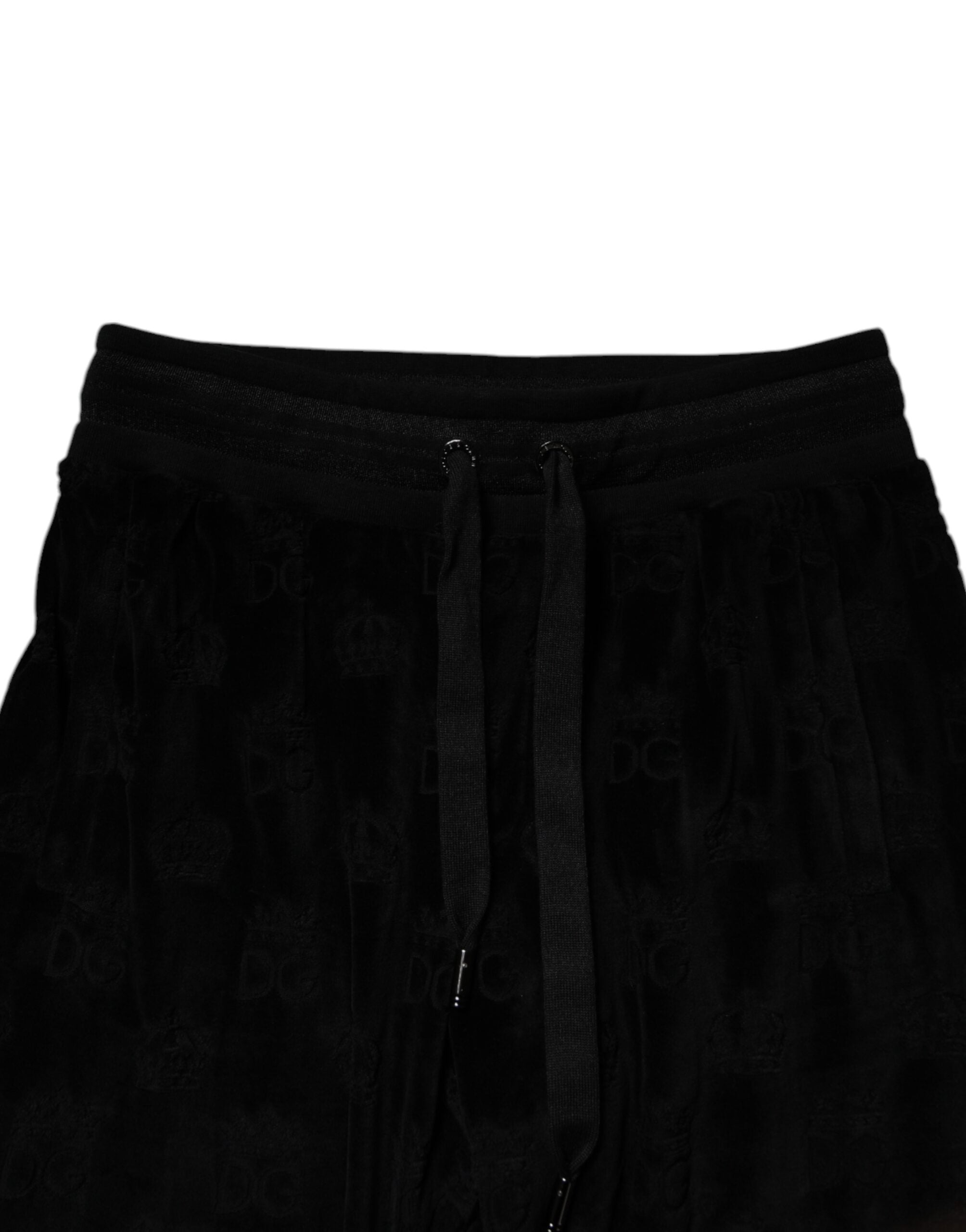 Dolce & Gabbana Schwarze Jogginghose aus Baumwolle für Herren