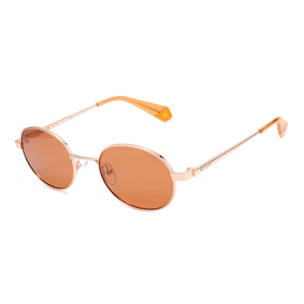 Polaroid Sonnenbrille aus goldenem Metall
