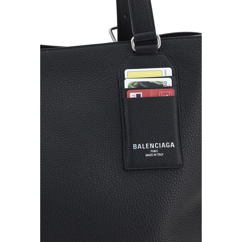 Geantă de umăr Balenciaga cu detalii de card
