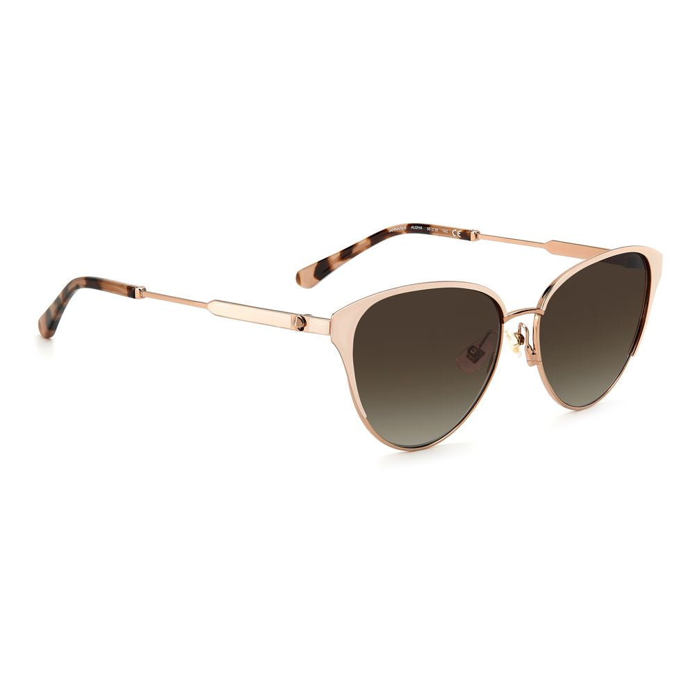 Kate Spade – Rote Sonnenbrille aus Metall