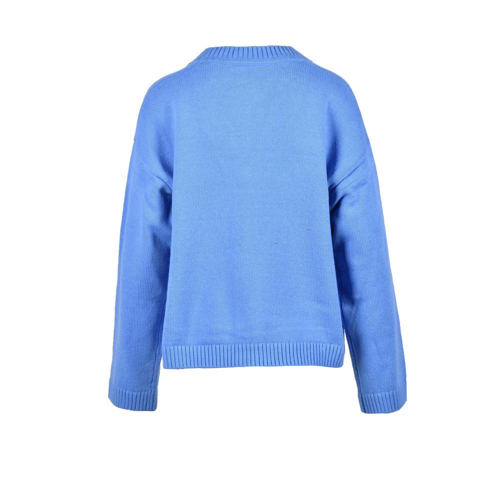 Tommy Hilfiger – Blaue Baumwoll-Strickjacke