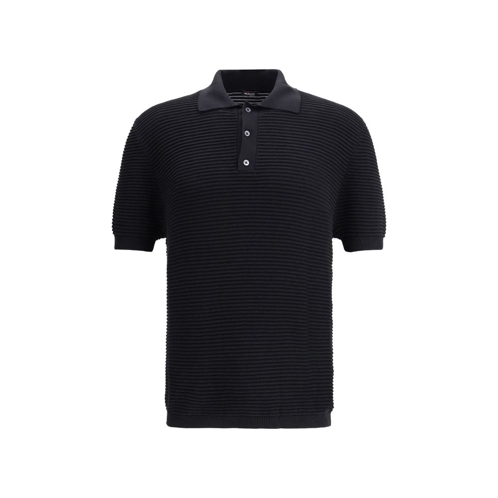 Tricou polo din mătase Kiton