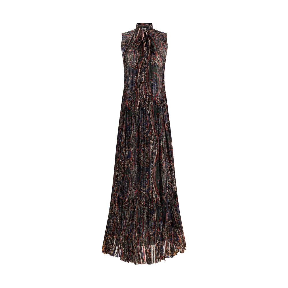 Rochie lungă Saint Laurent Paisley