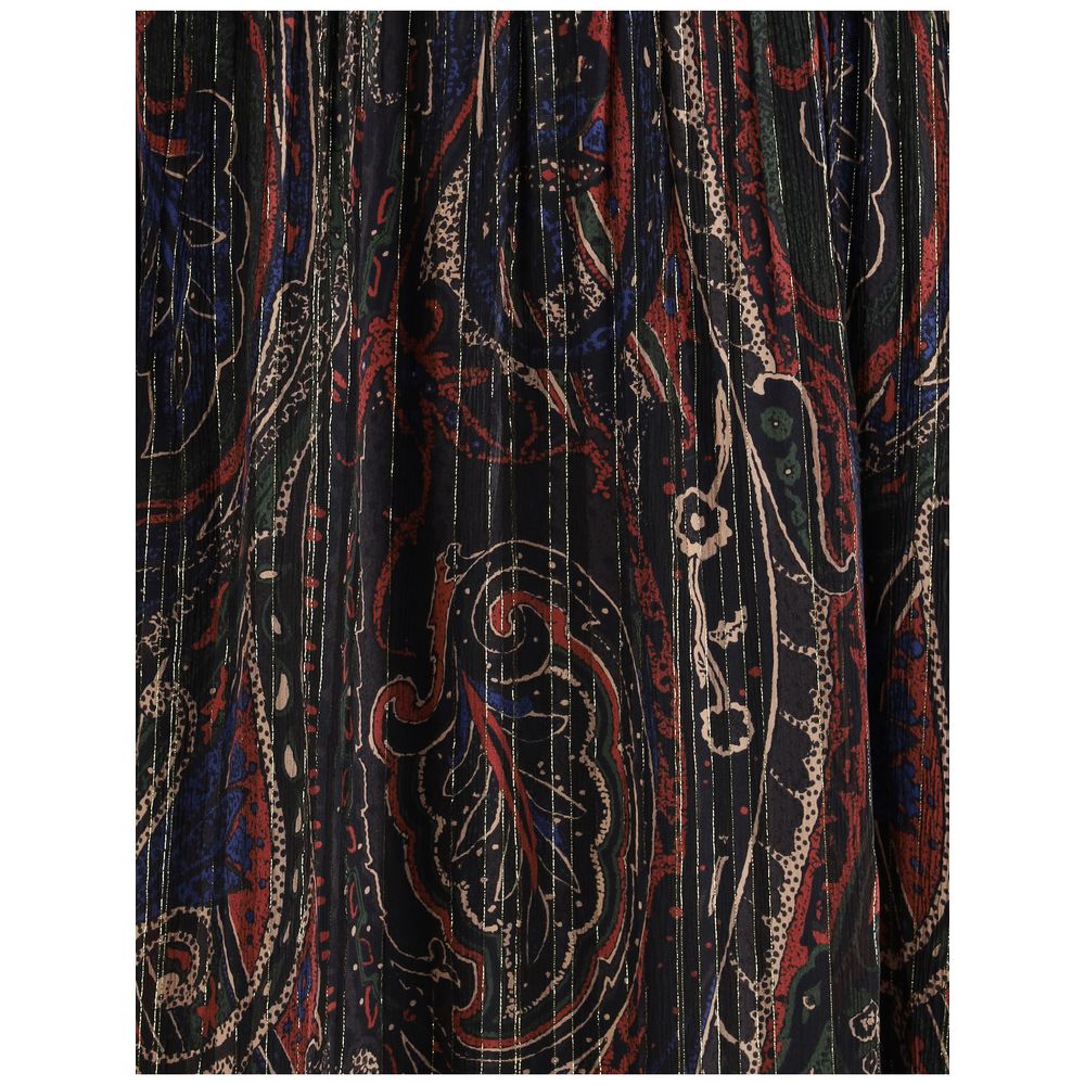 Rochie lungă Saint Laurent Paisley