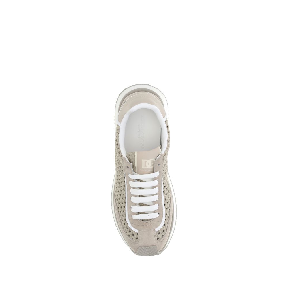 Dolce & Gabbana Sneakers mit gewebtem Design