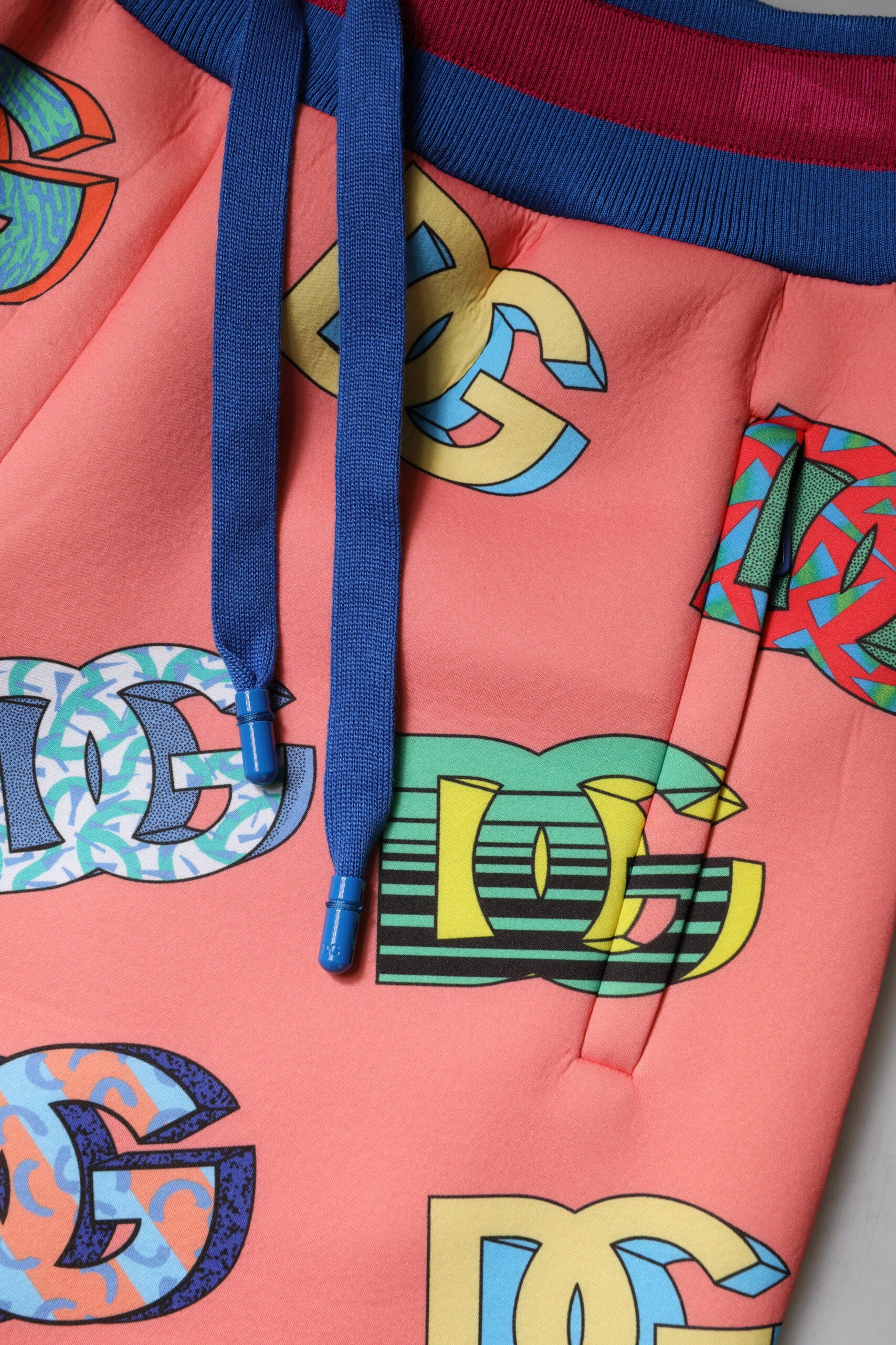 Dolce & Gabbana – Jogginghose mit Logo-Monogramm in Rosa