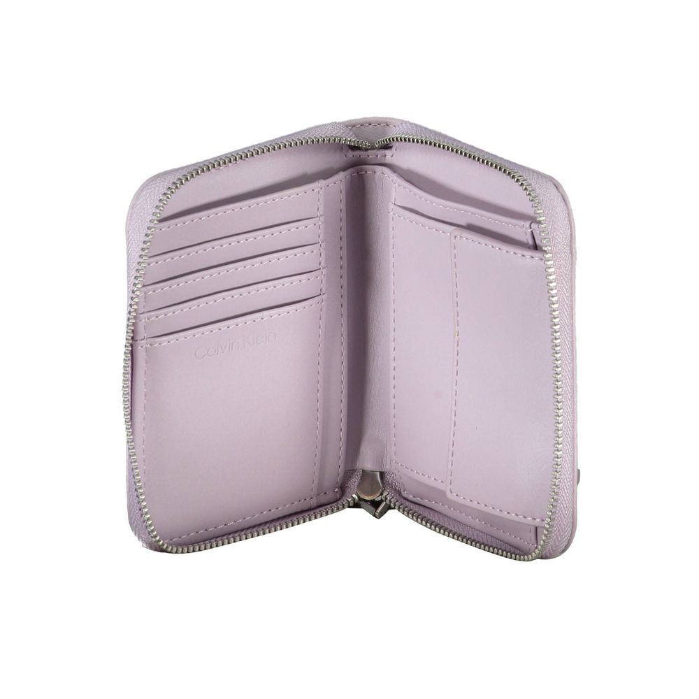 Calvin Klein Lila Polyester Damen Geldbörse