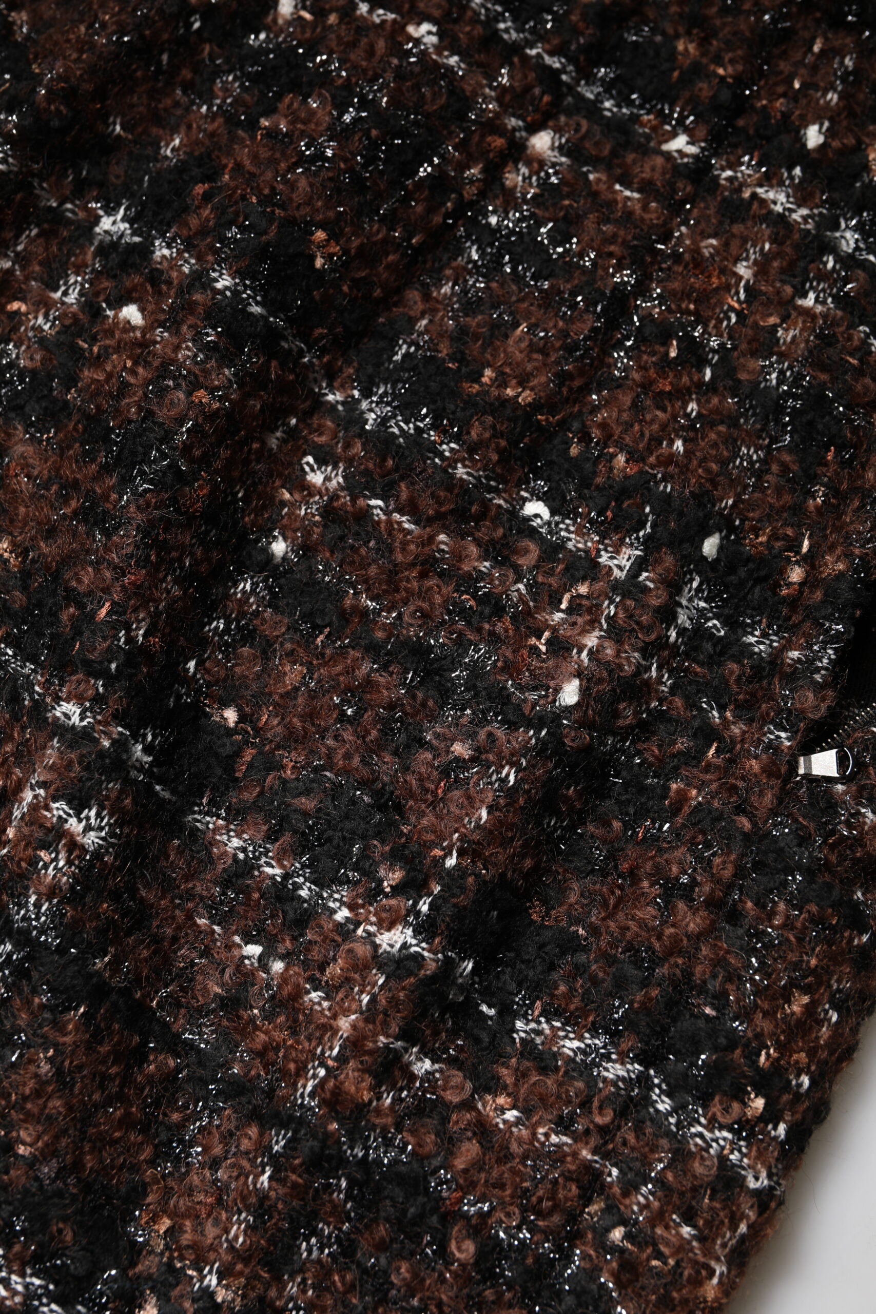 Dolce & Gabbana – Mehrfarbiger Bleistiftrock aus Tweed mit Schottenmuster und hoher Taille