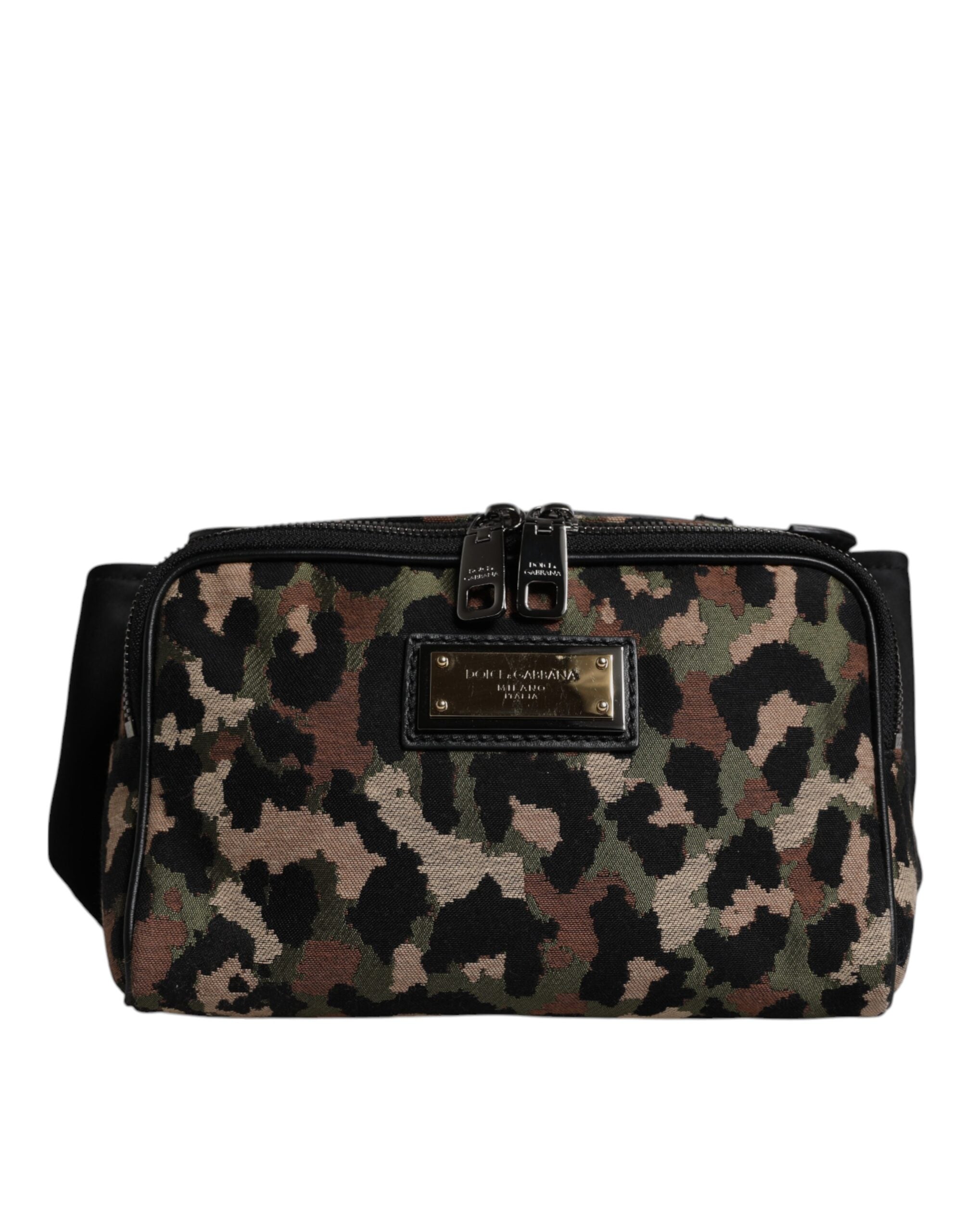 Dolce & Gabbana Borsetă cu sigla DG Leopard multicoloră